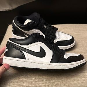 Nike Air Jordan 1 Low - black and white/panda - women’s 7.5